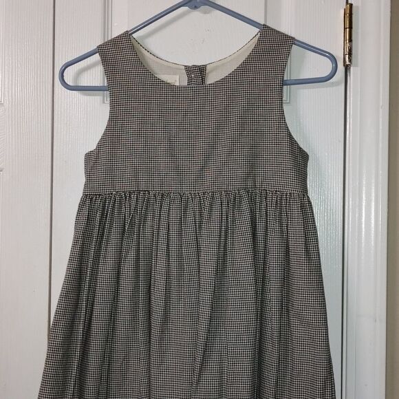 Strasburg black white houndstooth pattern dress Sz 7 - Picture 3 of 5